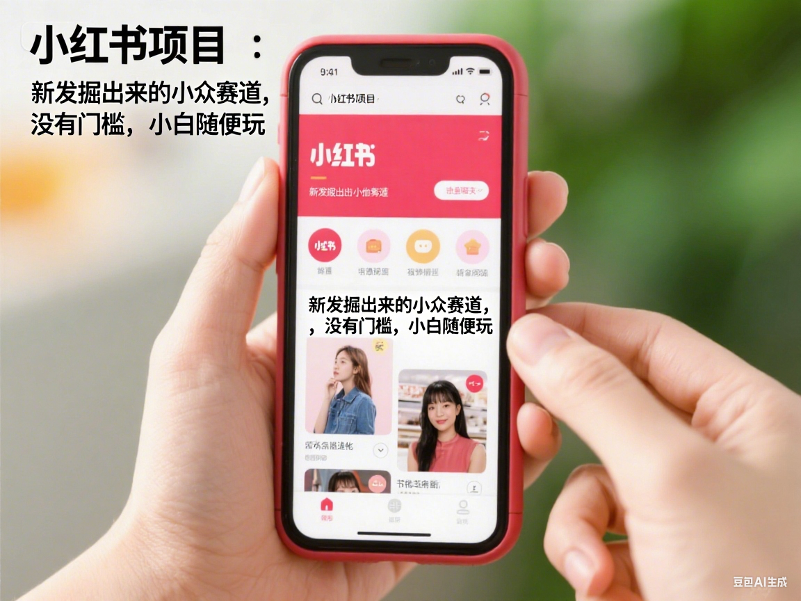 小红书项目:新发掘出来的小众赛道 ,没有门槛,小白随便玩-阳光学社
